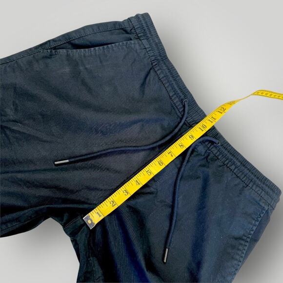 Marks & Spencer Straight Fit High Rise Pants Rhinestone Beaded Hem Size M Black - Picture 14 of 16